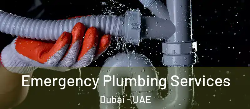 Emergency Plumbing Services Dubai - UAE