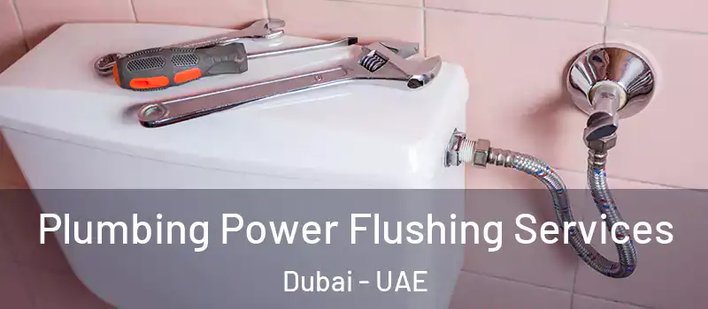 Plumbing Power Flushing Services Dubai - UAE