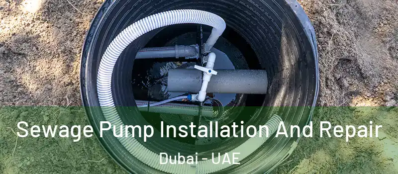 Sewage Pump Installation And Repair Dubai - UAE