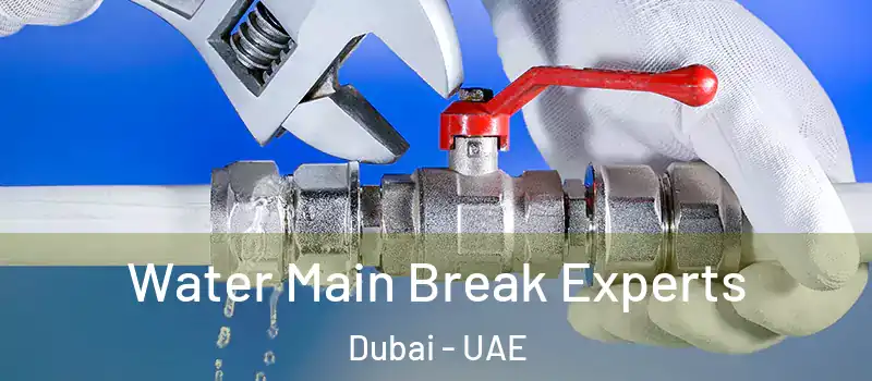 Water Main Break Experts Dubai - UAE